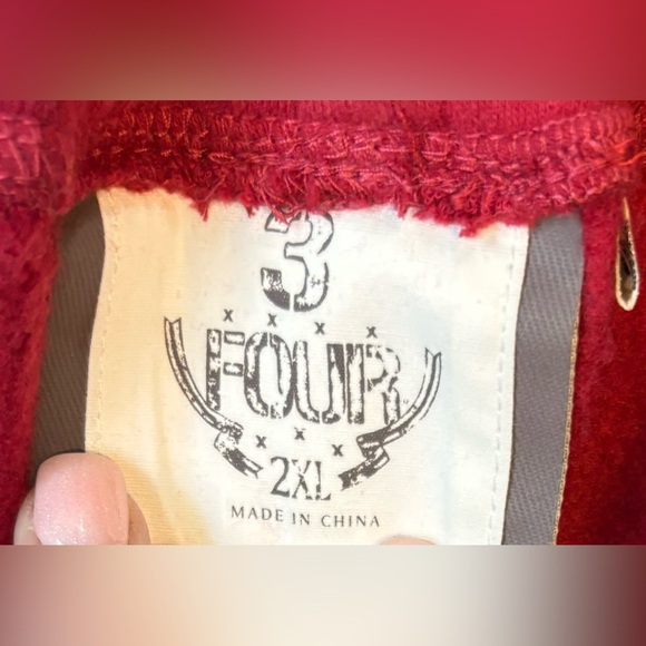 NWT Arkansas Razorbacks Men’s NCAA Red Sweatpants 3FOUR Brand Size 2XL - Picture 6 of 9